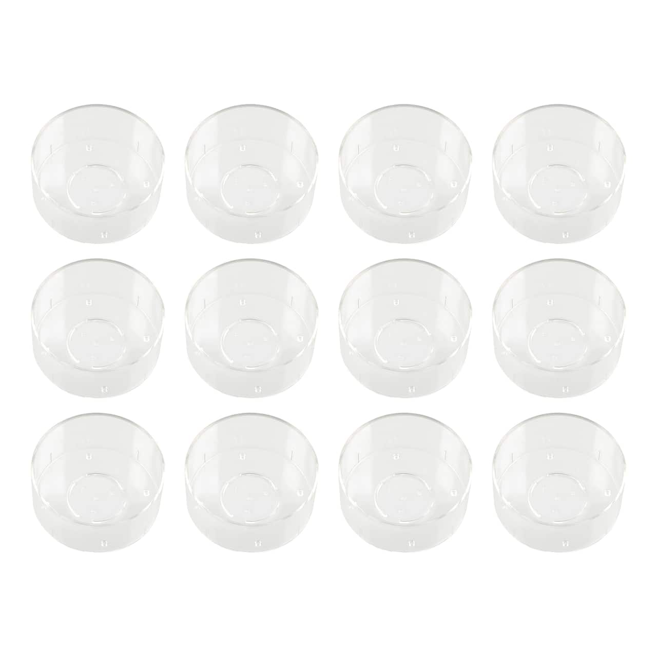 Clear Plastic Tealight Cups, 12ct. by Make Market®
